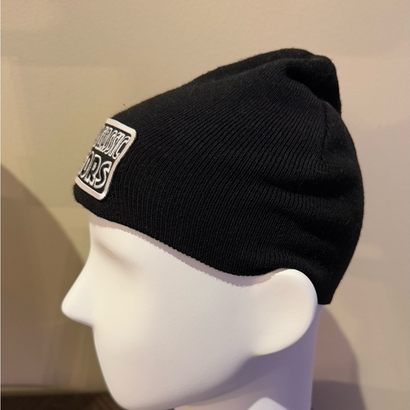 American Classic Motors Men’s One Size Black Beanie Embroidered ACM Patch - Picture 4 of 5